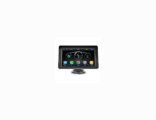 All-in-One Smart 7â IPS Touchscreen Portable Car Media Player with Advanced Vehicle Infotainment System, Wireless iOS & Android Auto Support
